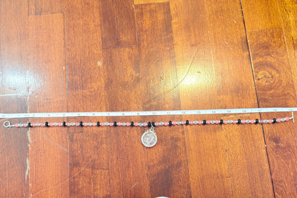 Dragon Pendant Quartz Stone Gemstone Beaded Necklace