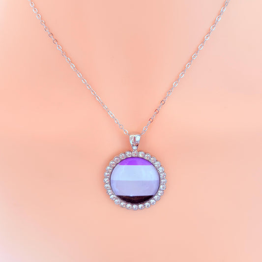 Asexual Pride LGBTQIA Pendant Necklace