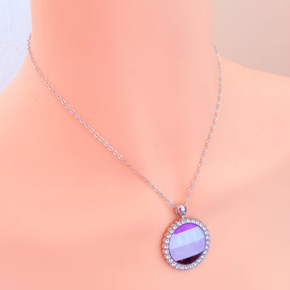Asexual Pride LGBTQIA Pendant Necklace