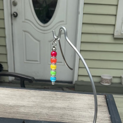 Rainbow Beaded Bookmark – Sparkle With Every Page